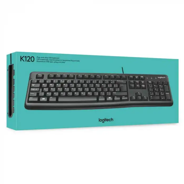 Logitech K120 USB Kablolu Türkçe Q Klavye