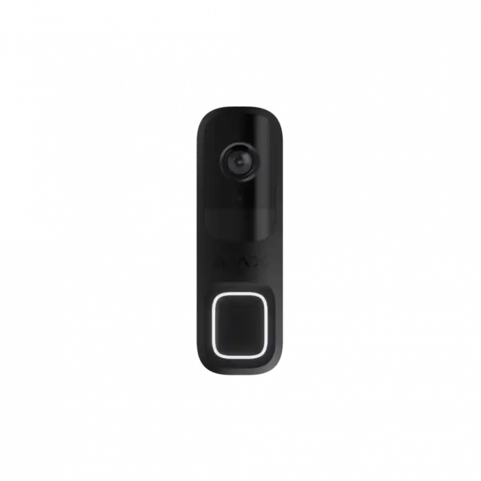 Ajax Doorbell Kablosuz Kameralı Kapı Zili  Siyah
