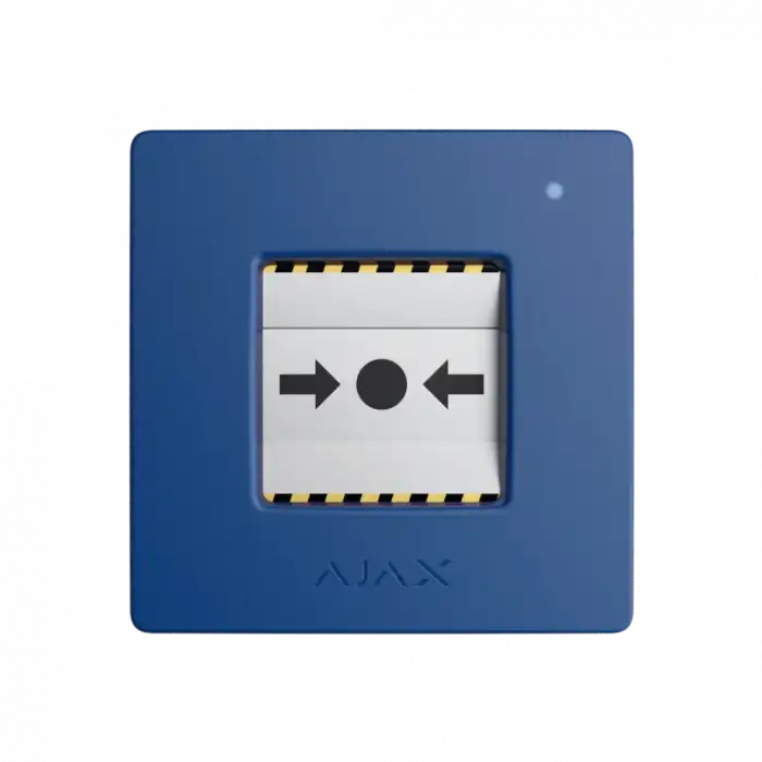 Ajax Manual Call Point Kablosuz Kırbas Butonu Nc Mavi
