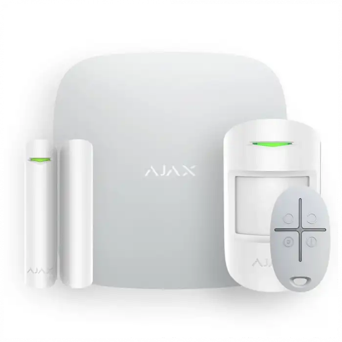 Ajax  Starterkit Plus, Kablosuz, Alarm Kiti, Beyaz