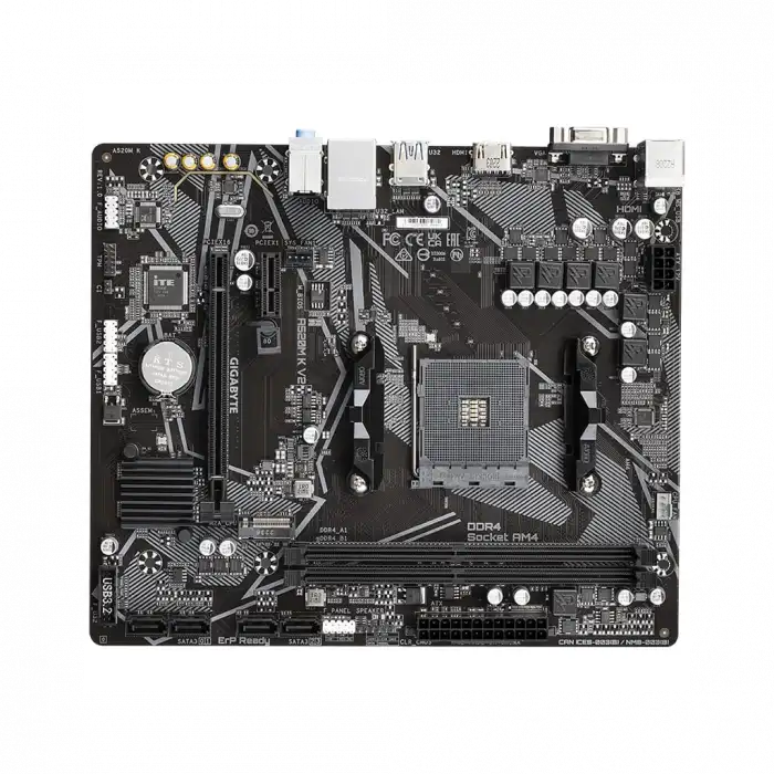 Gıgabyte A520m-k V2, 2xddr4, 1x M.2, D-sub, Hdmı, Am4 Soket Anakart
