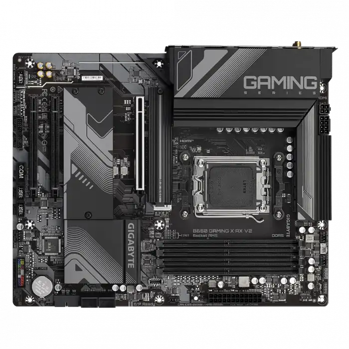 Gıgabyte B650 Gamıng X Ax V2, 4xddr5, 3xm.2, Dp, Hdmı, Type-c, Wi-fi 6e, Bluetooth V5.3, Am5 Soket Gamıng Anakart