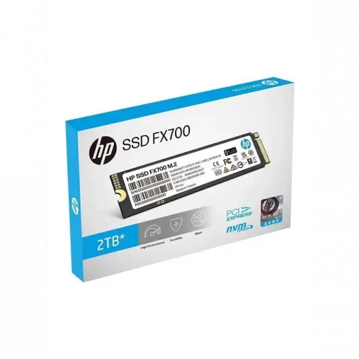 Hp 8u2n5aa, Fx700, 2tb, 7200/6200, Gen4, Nvme Pcıe M.2, 3d Nand, Ssd