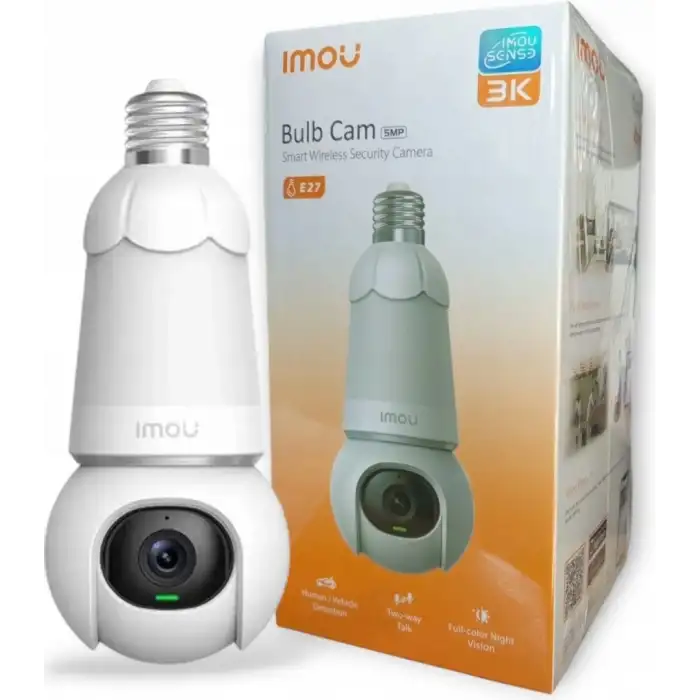 Imou IPC-S6DP-5M0WEB (Bulb Cam) IP Wifi Kamera 5 MP AMPUL KAMERA