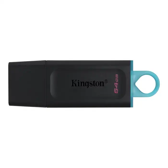 Kıngston Dtx/64gb Usb 3.2 Data Traveler Exodia  Gen 1 Flash Disk (siyah - Turkuaz)