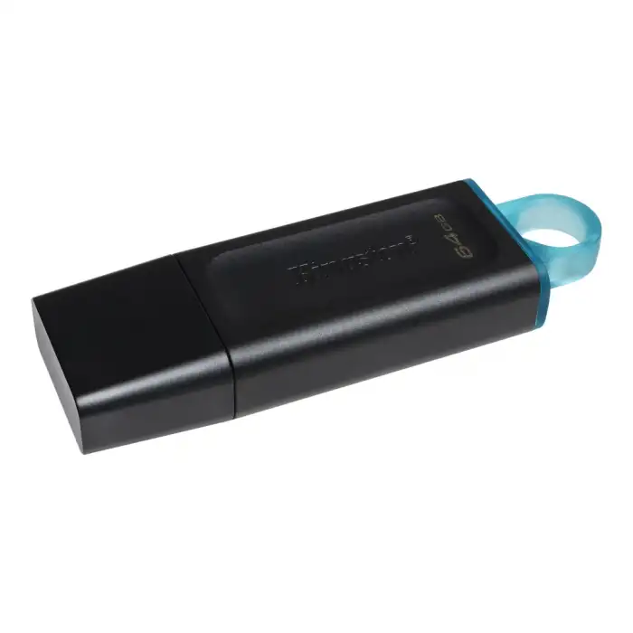 Kıngston Dtx/64gb Usb 3.2 Data Traveler Exodia  Gen 1 Flash Disk (siyah - Turkuaz)