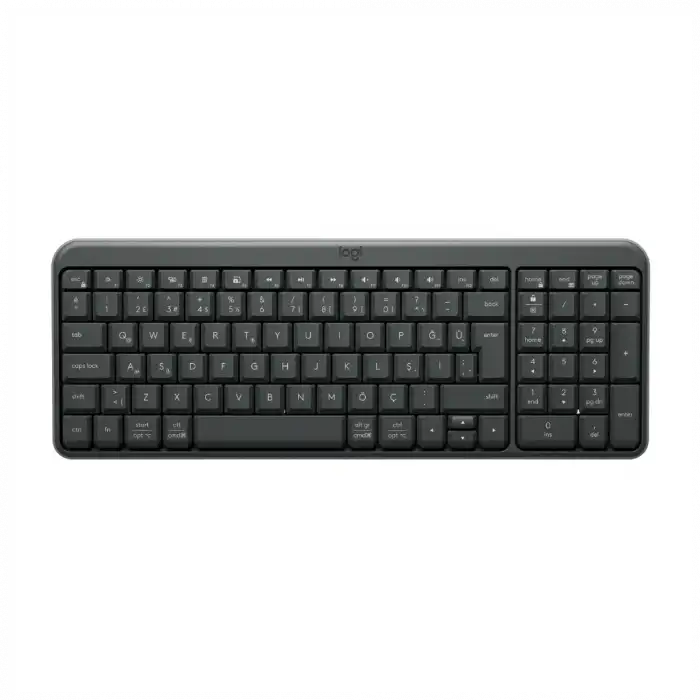 Logıtech K250, Siyah, 920-013460, Bluetooth, Türkçe Q, Multimedya, Kompakt Klavye