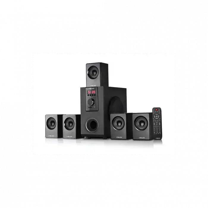 Mıkado Md-505 70w 5+1 Masaüstü Fm/bt/sd/usb Siyah Kasa Speaker