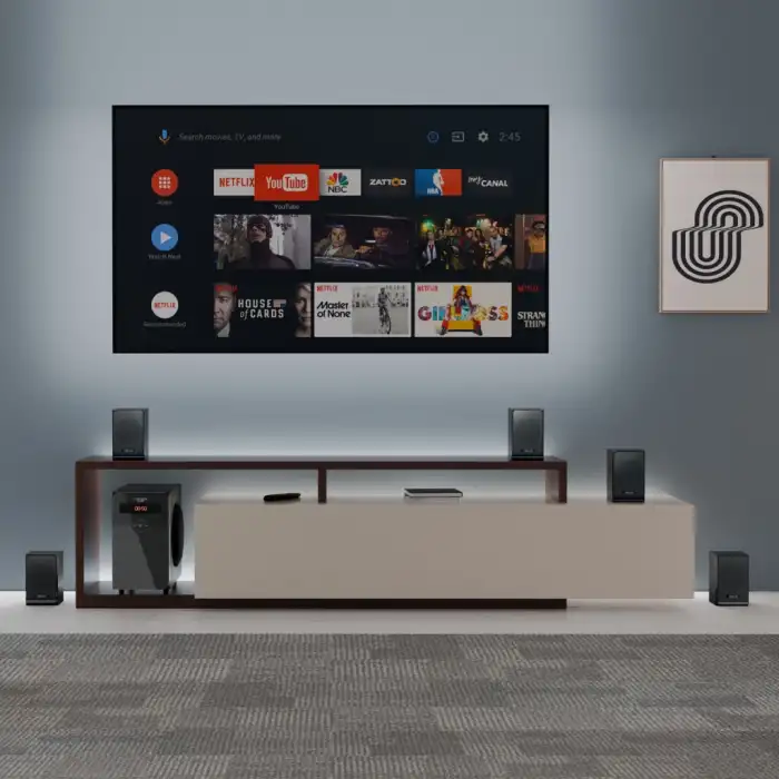 Mıkado Md-582bt 110w 5+1 Masaüstü Usb/sd/fm/bluetooth Siyah Kasa Ev Sinema Sistemi