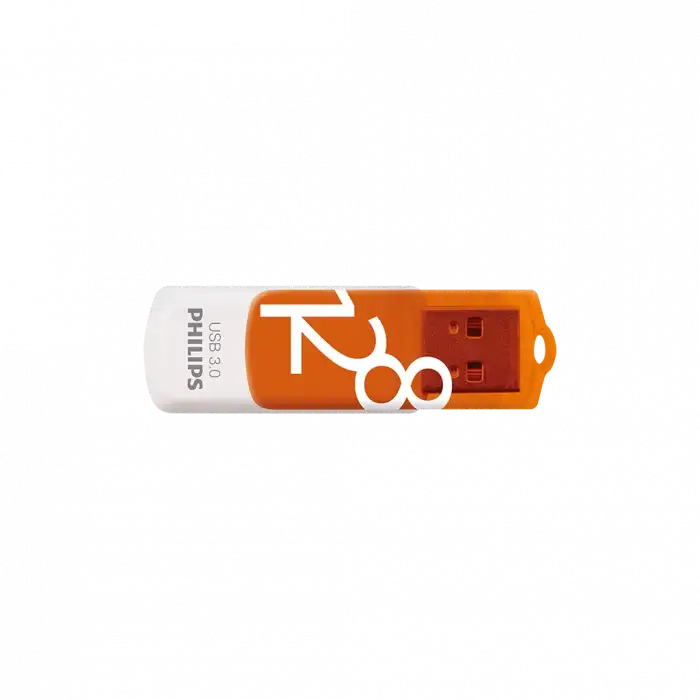 Phılıps Fm12fd00b 128gb Usb 3.0 Vivid Turuncu Flash Disk