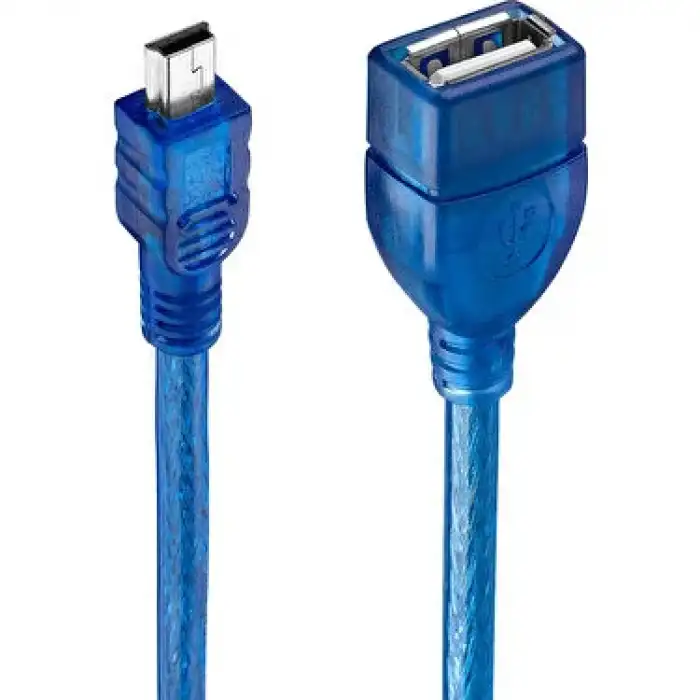 Platoon Pl-5460 Usb F 5Pin Çevirici 30Cm Mini USB Otg Kablosu