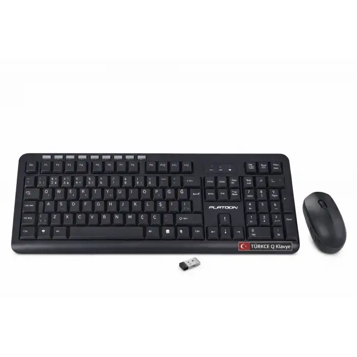 Platoon PL-355 2.4GHz Multimedia Kablosuz Klavye Mouse Set