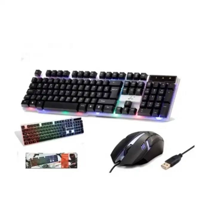 Platoon Pl-357 Led Işıklı Oyuncu Türkçe Q Klavye Mouse Set