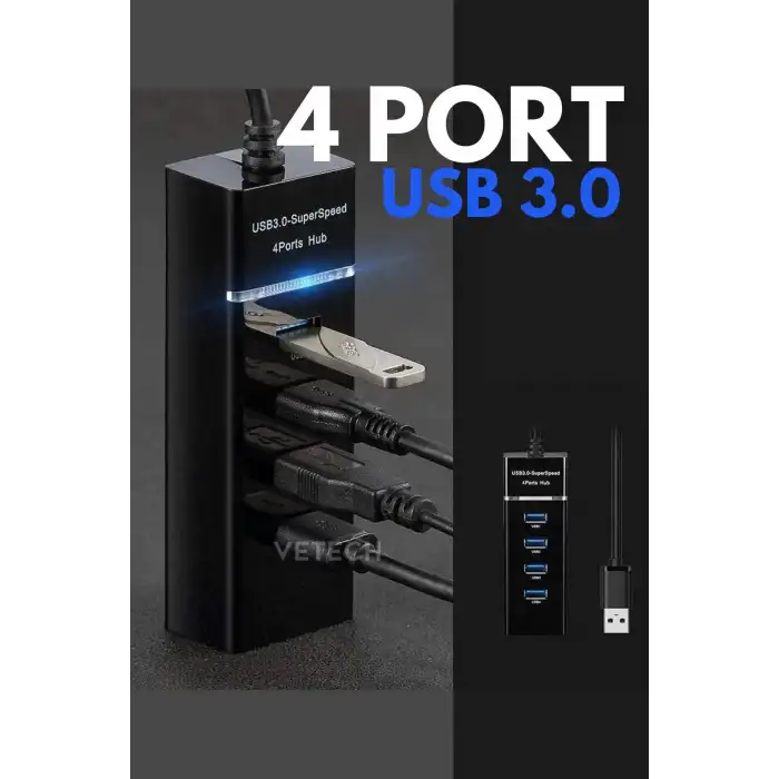 Platoon PL-5717 USB 3.0 4 Port USB Çoklayıcı USB Hub