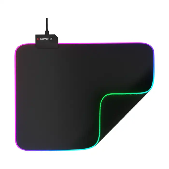Rampage Mp-21 Pulsar M Rgb 252x328x3mm Rgb Led Gaming Mouse Pad (siyah)