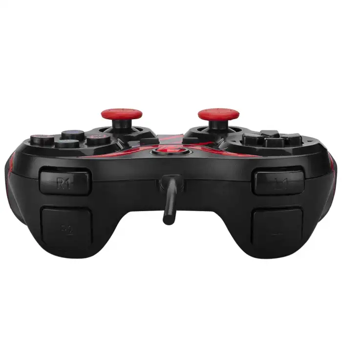 Rampage Sg-r601, Kırmızı, Pc/ps3, 1.8mt Kablolu, Çift Titreşimli, Gamepad