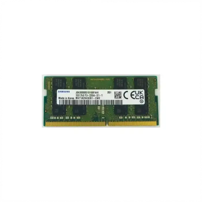 Samsung Samso3200/16 16gb Ddr4 3200mhz  1.2v Notebook Ram (m471a2g43db1-cwe)