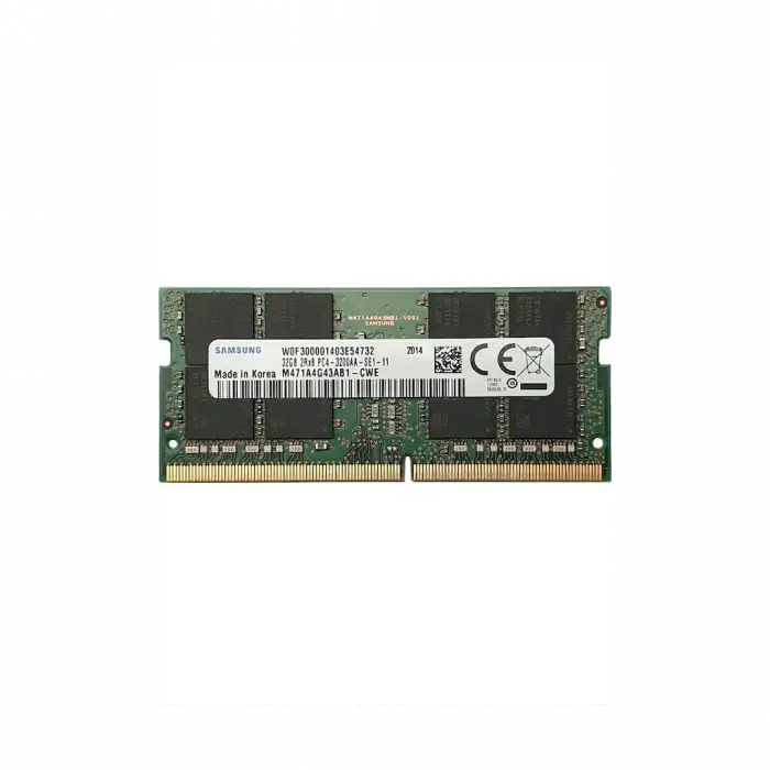 Samsung Samso3200/32, 32gb, Ddr4, 3200mhz,  1.2v Notebook Ram (m471a4g43ab1-cwe)