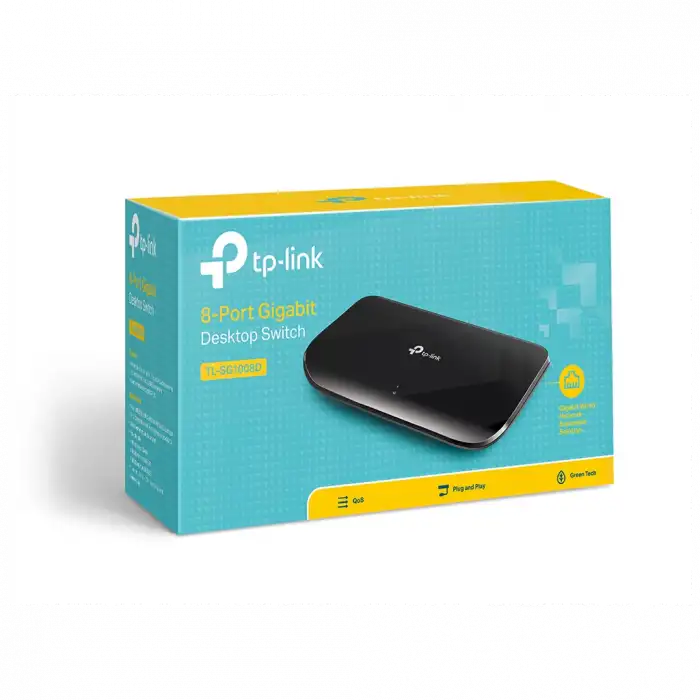 Tp-lınk Tl-sg1008d, 8 Port, Gigabit, Yönetilemez, Masaüstü Switch
