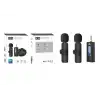 PLATOON PL-2703 K35 Wireless Jaklı Tak Çalıştır Aux Girişli Kablosuz Mini Taşınabilir Yaka Mikrofonu