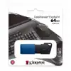 Kıngston Dtxm/64gb Usb 3.2 Data Traveler Exodia M Flash Disk (siyah-mavi)