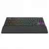 Rampage Beru Siyah 2.4ghz Ve Bluetooth Kablosuz Rgb Lighting Red Mekanik Switch Abs Case 1000mah Bataryalı Gaming Klavye