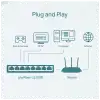 Tp-lınk Ls1008, Green Tech, 8 Port, Megabit, Yönetilemez, Masaüstü Switch