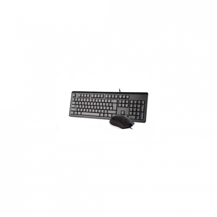 A4 Tech Kr-9276, Siyah, Usb Kablolu, Türkçe Q, Multimedya, Klavye Mouse Set