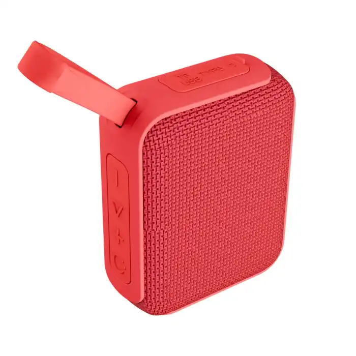 Asonıc As-03 Kırmızı 5w Bt/usb/tf/tws 1200mah Batarya Bluetooth V5.3 Kablosuz Taşınabilir Speaker