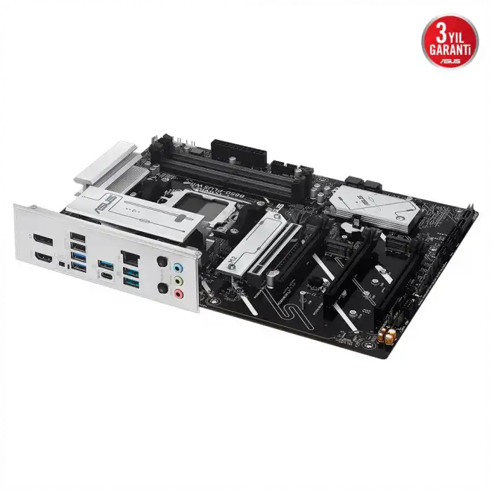 Asus Prıme B850-plus Wıfı, 4xddr5, 3x M.2, Hdmı, Dp, Type-c, Wi-fi 6e, Bluetooth V5.3, Am5 Soket Gamıng Anakart