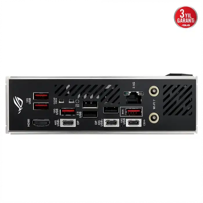 Asus Rog Strıx X870-ı Gamıng Wıfı, 2xddr5, 2xm.2, Hdmı, Dp, Type-c, Wi-fi 7, Bluetooth V5.4, Mini Itx, Am5 Soket Gamıng Anakart
