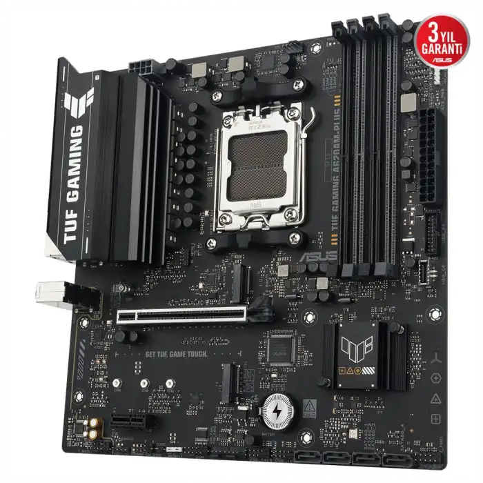 Asus Tuf Gamıng A620am-plus, 4xddr5, 2x M.2, Hdmı, 2xdp, Amd Ryzen 7000 Serisi, Am5 Soket Anakart