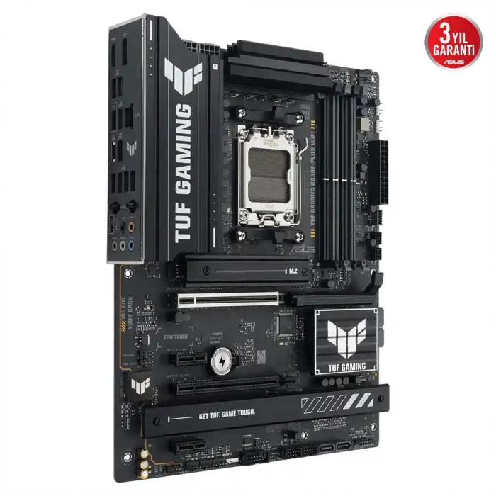 Asus Tuf Gamıng B650e-plus Wıfı, 4xddr5, 3xm.2, Dp, Hdmı, Type-c, Wi-fi 6e, Bluetooth V5.3, Am5 Soket Gaming Anakart