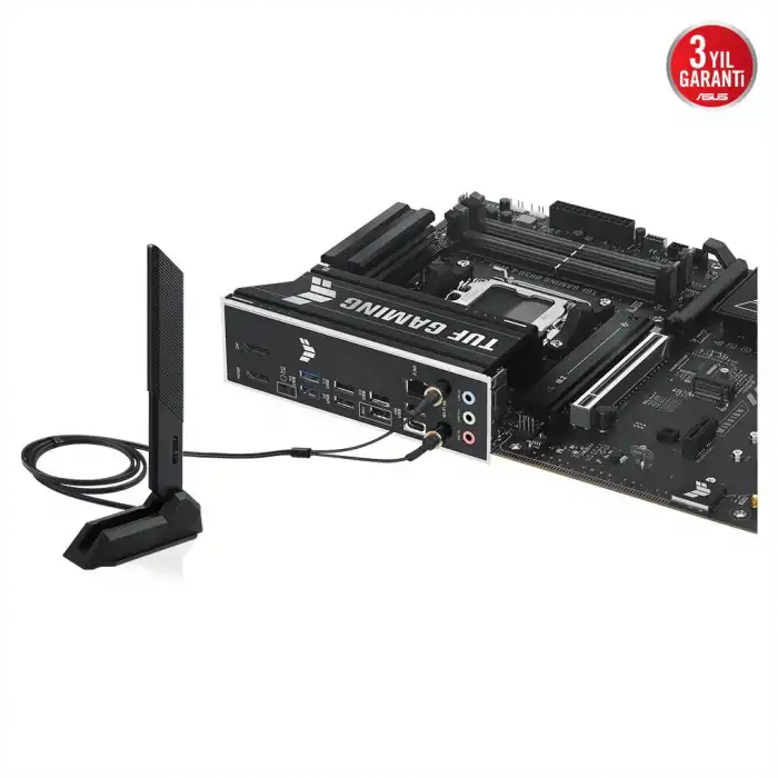 Asus Tuf Gamıng B850-e Wıfı, 4xddr5, 3x M.2, Hdmı, Dp, Type-c, Wi-fi 6e, Bluetooth V5.3, Am5 Soket Gamıng Anakart