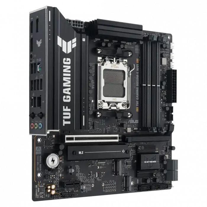 Asus Tuf Gamıng B850m-e Wıfı, 4xddr5, 3x M.2, Hdmı, Dp, Type-c, Wi-fi 6e, Bluetooth V5.3, Am5 Soket Gamıng Anakart