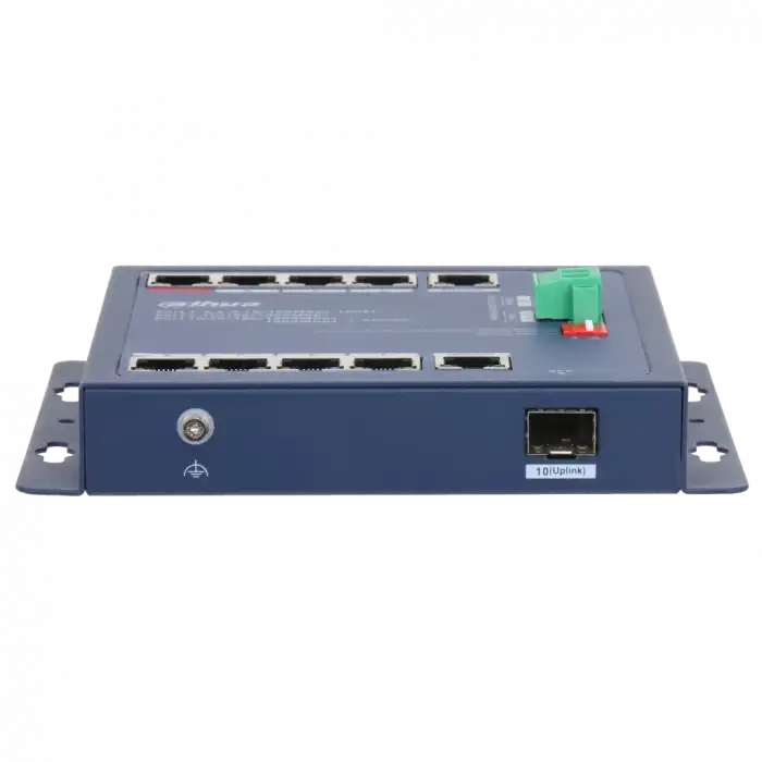 Dahua Chs4110-8et-90-f 8 Port Megabit Poe 90w 1 Port Uplink 1 Port Combo Cloud Yönetilebilir Switch