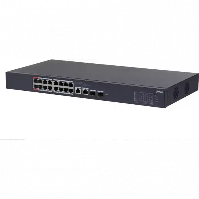 Dahua Cs4220-16gt-135 16port Gigabit Poe 135w 2 Port Gigabit Uplink 2 Port Sfp Gigabit Combo Cloud Yönetilebilir Switch