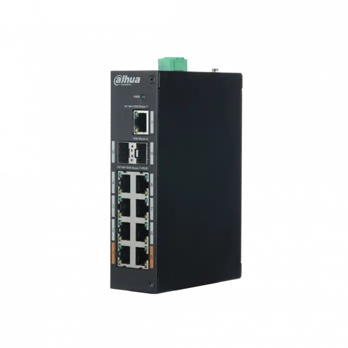 Dahua Pfs3211-8gt-120, 8 Port, Gigabit, Poe 120w, 1 Port Gigabit Uplink, 2 Port Gigabit Sfp,  Yönetilemez, Rack Mount Switch
