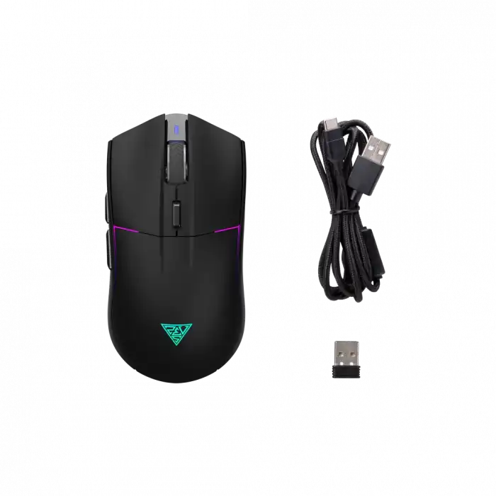 Gamdıas Hades M3, Rgb Aydınlatma, Kablosuz, Bluetooth Ve Kablolu Bağlantı, 7 Tuşlu, Şarj Edilebilir, Type-c, Gaming Mouse, 10000dpı, Siyah