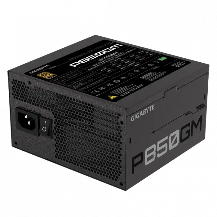 Gıgabyte Gp-p850gm, 850w, 80+ Gold, Full Modüler, Gamıng Power Supply