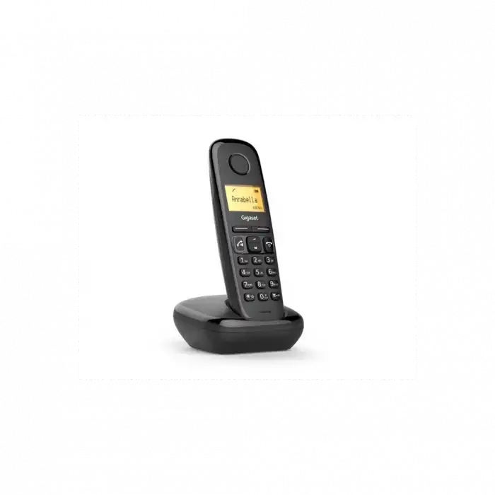 Gıgaset A270 Dect Telefon Siyah 18 Saat Konuşma 200 Saat Bekleme 80 Kişilik Rehber