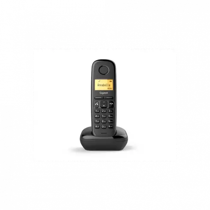 Gıgaset A270 Dect Telefon Siyah 18 Saat Konuşma 200 Saat Bekleme 80 Kişilik Rehber