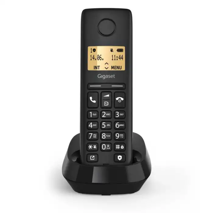 Gıgaset Pure 100 Dect Telefon Siyah 14 Saat Konuşma 180 Saat Bekleme 50 Kişilik Rehber