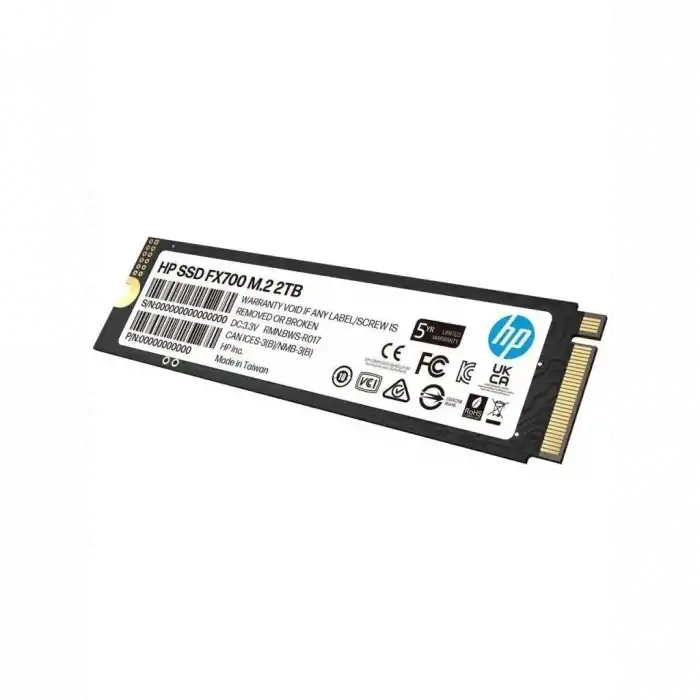 Hp 8u2n5aa, Fx700, 2tb, 7200/6200, Gen4, Nvme Pcıe M.2, 3d Nand, Ssd