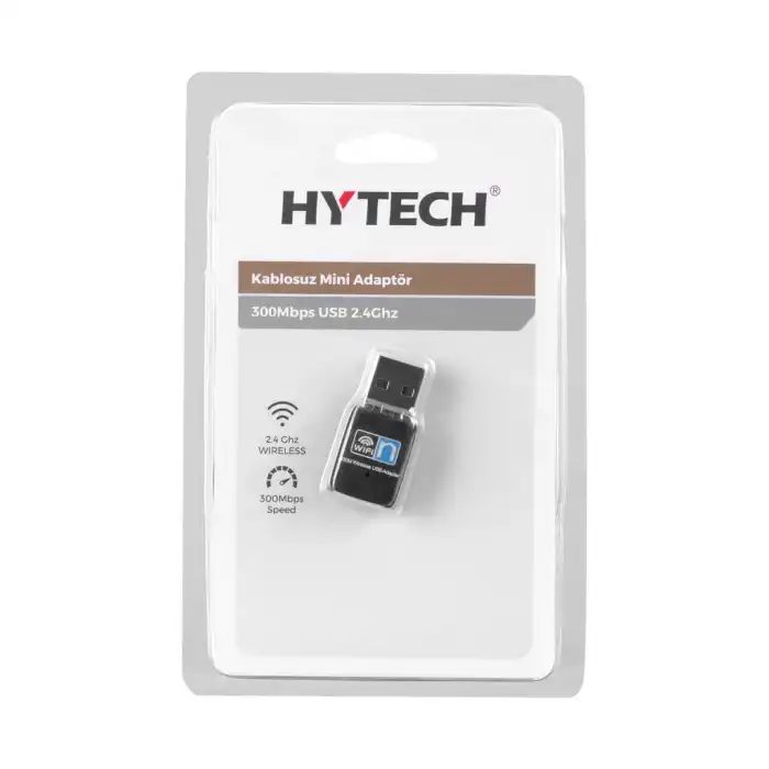 Hytech Hy-300n, 300mbp, 2.4ghz, Dahili Anten, Usb2.0, Wıreless, Mini Ethernet
