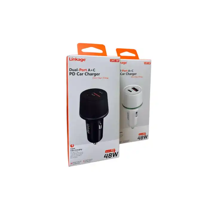 Linkage Lkc-38 6A/48W 1xusb-A+Usb-C Araç Içi Şarj Aleti