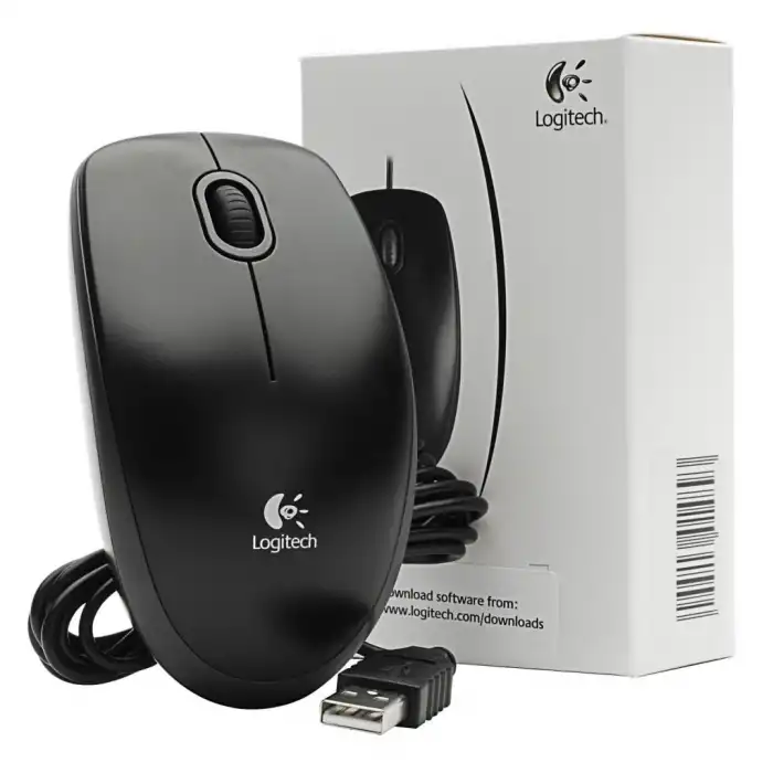 Logıtech 910-003357, B100 Siyah, Usb Kablolu, 1000dpi, Optik, 3 Tuşlu, Mouse