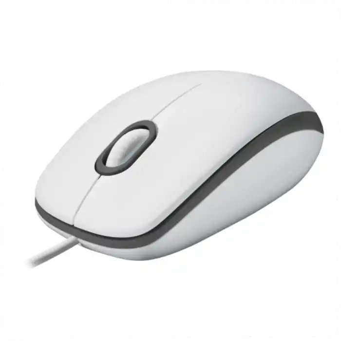 Logıtech 910-006764, M100 Beyaz, Usb Kablolu, 1000dpi, Optik, 3 Tuşlu, Mouse