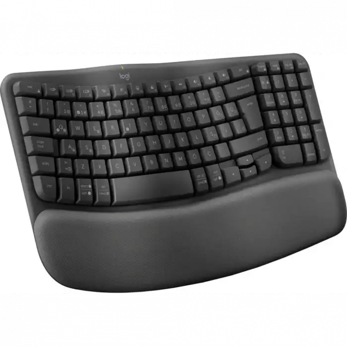LOGITECH WAVE, 920-012311, Kablosuz, Türkçe Q, Multimedya, Dolgu Bileklikli Klavye