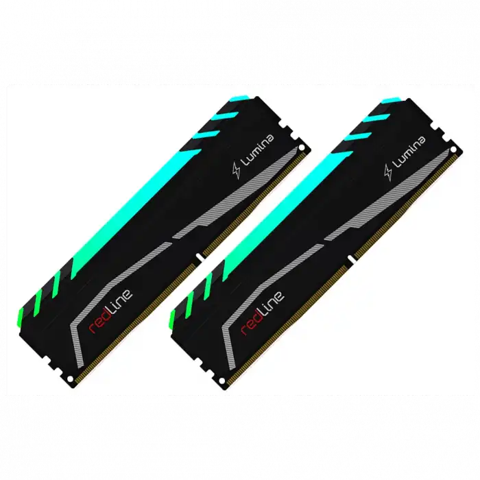 Mushkın Redline Lumina, Mla4c320gjjm8gx2, 2x8gb Kit, 3200mhz, Ddr4, Cl16, Rgb, Desktop Gaming Ram (soğutuculu)